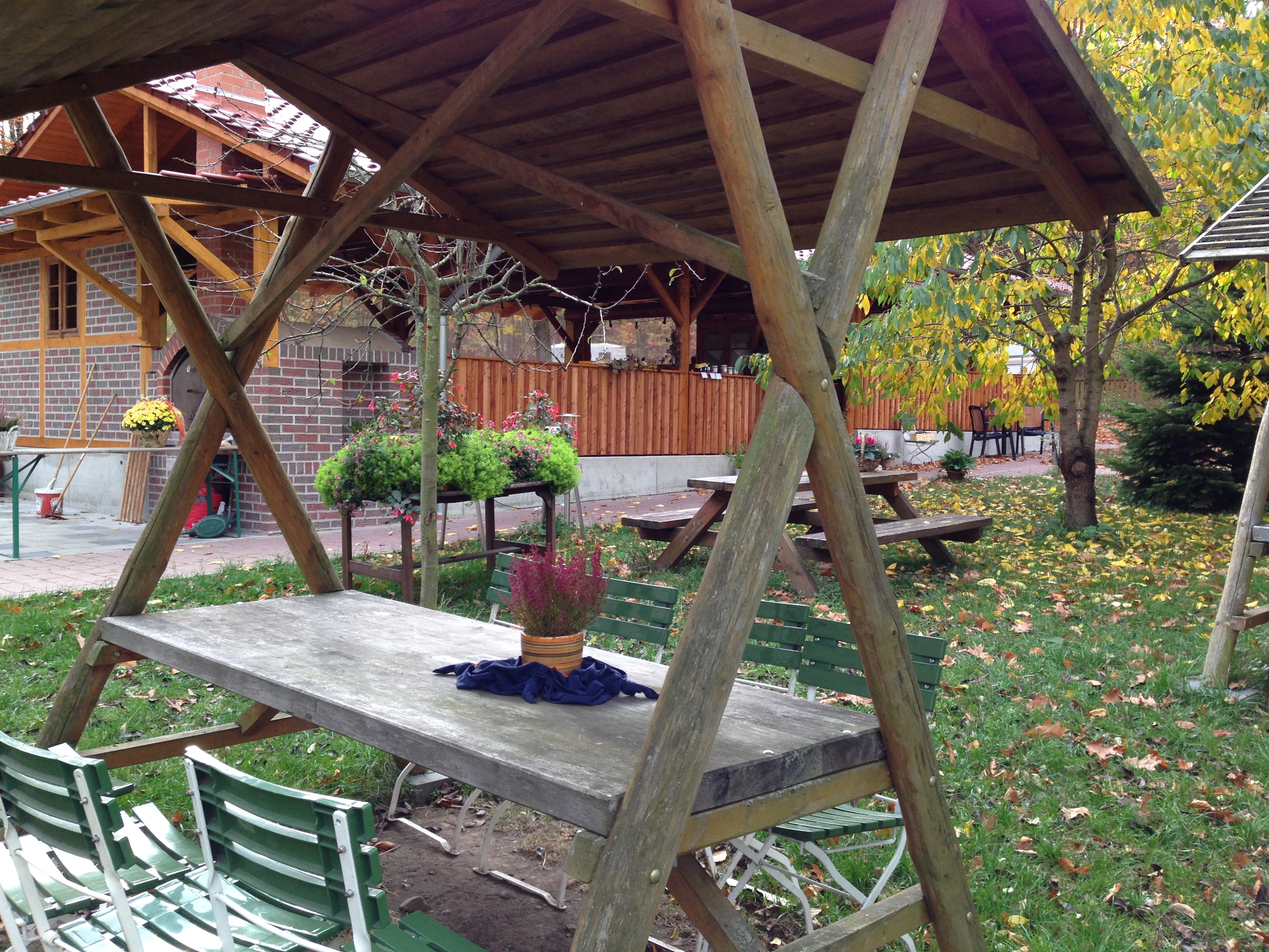 Der Hebst hält Einzug im Waldcafé